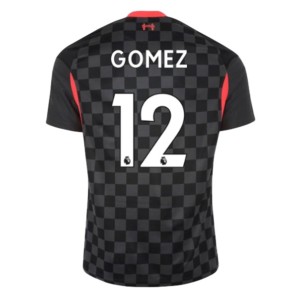 Trikot Liverpool NO.12 Gomez Ausweich 2020-21 Schwarz Fussballtrikots Günstig